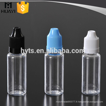 Bouteilles en plastique de compte-gouttes d&#39;e-liquide d&#39;animal familier de 10ml 20ml